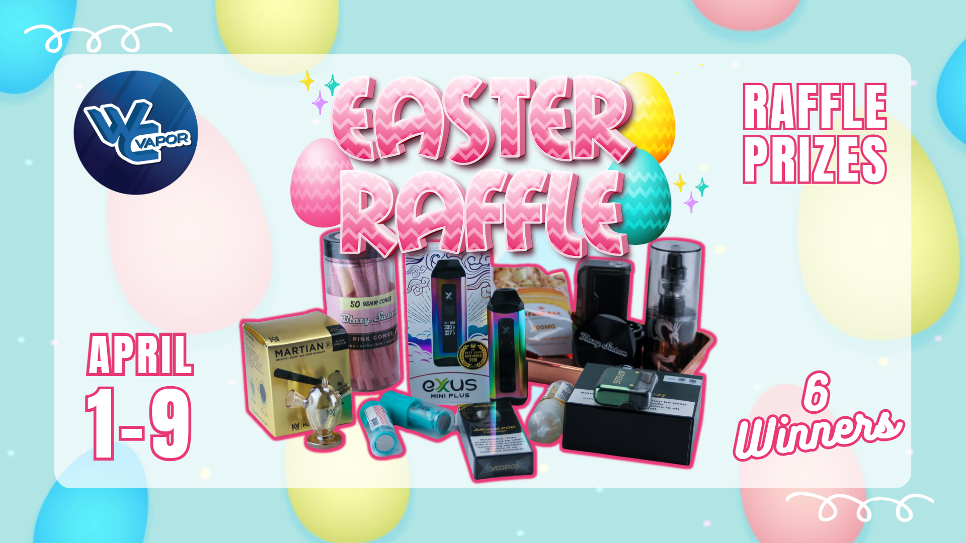 vapor waffle raffle
