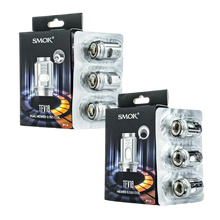 Load image into Gallery viewer, Performance-focused mesh coils for Smok TFV18 and TFV16 Tank with two resistance options (0.33ohm and 0.15ohm). Easy installation and durable design.