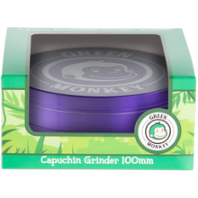 Load image into Gallery viewer, Green Monkey Capuchin Grinder 100mm - Purple