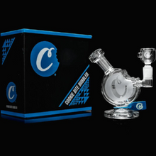 Load image into Gallery viewer, Elevate your smoking experience with the Cookies Bite Bubbler. Stylish and practical, this 5.5" water pipe is a must-have for enthusiasts who appreciate innovation and excellence. Its cookie-like shape is both aesthetically pleasing and ergonomically designed. Made from premium borosilicate glass for lasting durability and a touch of luxury.