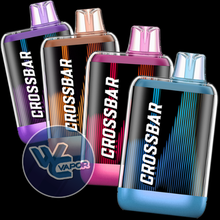 Load image into Gallery viewer, Four Crossbar vape devices in different colors with a visible WC Vapor logo.