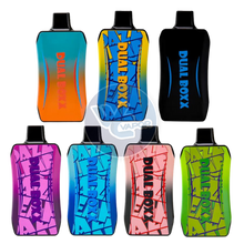 Load image into Gallery viewer, The Dazzleaf Boxx is a dual cartridge mod with a compact 510 battery, preheat mode, four voltage settings, and an LED screen for monitoring.