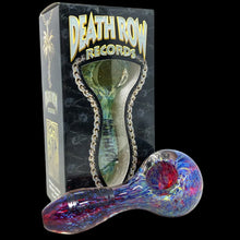 Load image into Gallery viewer, Glass pipe with 'Death Row Records' branding in front of a branded box
