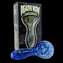 Load image into Gallery viewer, Glass pipe with 'Death Row Records' branding in front of a branded box.
