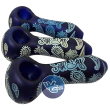 Load image into Gallery viewer, (3) Dogg Lbs 4" Hazely Spoon Hand Pipes (Assorted Print Styles)