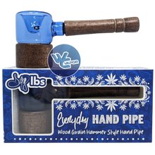 Load image into Gallery viewer, Dogg Lbs 5" Wood & Glass Sherlock Pipe 1