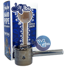Load image into Gallery viewer, Dogg Lbs 4" Everyday Electro Plated Cylinder Hand Pipe - Smoke