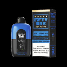 Load image into Gallery viewer, Fifty Bar 20K - Blueberry Cereal Donut Milk