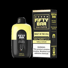 Load image into Gallery viewer, Fifty Bar 20K - Vanilla Custard