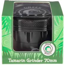 Load image into Gallery viewer, Green Monkey Tamarin Grinder 70mm SIlver