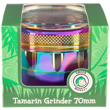 Load image into Gallery viewer, Green Monkey Tamarin Grinder 70mm Rainbow