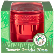 Load image into Gallery viewer, Green Monkey Tamarin Grinder 70mm Red