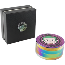 Load image into Gallery viewer, Green Monkey Capuchin Grinder 100mm - Rainbow