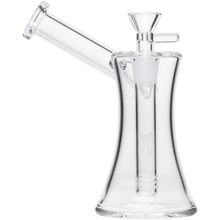 Load image into Gallery viewer, Human Grade 6" Hourglass Sidecar Bubbler - Clear