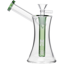 Load image into Gallery viewer, Human Grade 6" Hourglass Sidecar Bubbler - Green