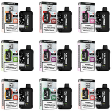 Load image into Gallery viewer, Display of Juice Head and Flex Freeze vape devices and packaging on clear background