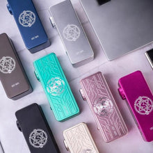 Load image into Gallery viewer, The Lost Vape Centaurus M100 Mod has a size of 92.7mm x 38mm x 26mm and weighs 100±5(g). It uses a single 18650 battery (not included) and supports coil resistance between 0.1ohm to 3.0ohm. The battery voltage ranges from 3.0V to 4.2V and the power range is 5W to 100W. It can be charged with a 5V/2A Type-C cable and the body is made of aluminum alloy and stainless steel materials.