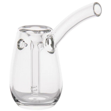 Load image into Gallery viewer, Clear glass smoking device on a white background