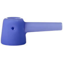 Load image into Gallery viewer, Blue ceramic pipe on a clear background
