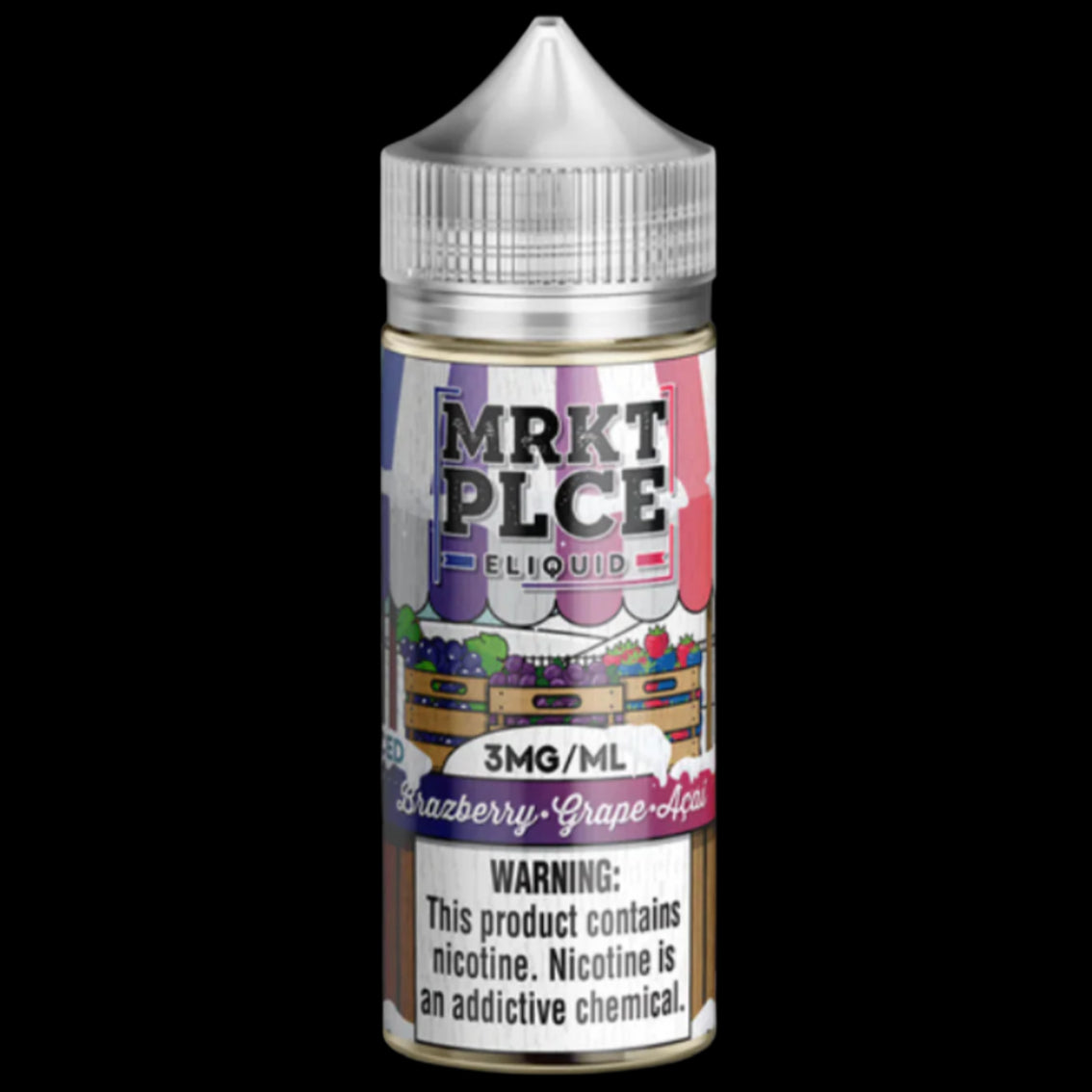 MRKT PLCE - ICED Grape Acai BrazBerry - 100mL | WC Vapor MRKT PLCE - ICED Grape Acai BrazBerry - 100mL | WC Vapor