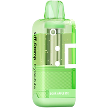 Load image into Gallery viewer, Off-Stamp Crystal Cube 35K Pod - Sour Apple Ice