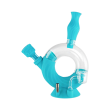 Load image into Gallery viewer, Ooze Ozone Water Pipe Nectar Collector 4-in-1 - Aqua Teal