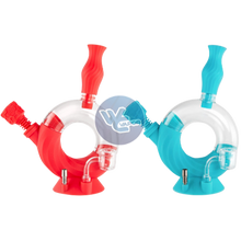 Load image into Gallery viewer, The Ooze Ozone Water Pipe Nectar Collector is a 4-in-1 product that's perfect for bongs, dab rigs, and on-the-go smoking. Includes Armor Bowl and thermal quartz banger for versatile use.