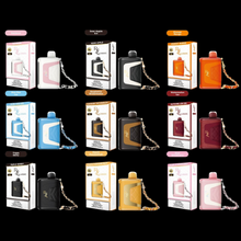 Load image into Gallery viewer, RYL Classic 35K Puff Vape: 820mAh battery, USB-C rechargeable, 16.5mL e-liquid, 50mg nicotine, 0.96” HD display, and real leather for a premium, long-lasting vape.