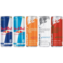 Load image into Gallery viewer, Red Bull Energy Drinks (8.4oz) - Energy, Sugarfree, Amber, Coconut, and Red