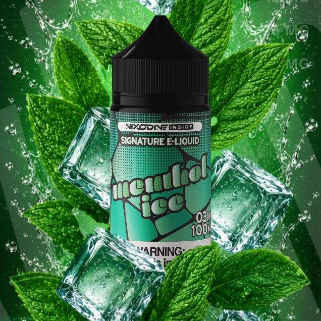Signature 100 Nixodine Menthol Ice 100mL E-Liquid | 0mg 3mg 6mg 12mg WC Vapor Signature 100 Nixodine Menthol Ice 100mL E-Liquid | 0mg 3mg 6mg 12mg WC Vapor