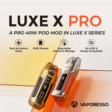 Load image into Gallery viewer, Vaporesso Luxe X Pro Kit - Infographic