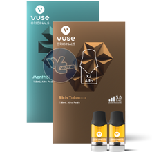 Load image into Gallery viewer, Vuse Alto Pods - 2-Pack - Experience the ultimate in convenience and quality with Vuse Alto Pods (2-Pack). Perfectly crafted for use with the Vuse Alto Vape Kit, each pack contains two expertly pre-filled pods, each with a generous 1.8ml of premium juice.