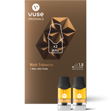 Load image into Gallery viewer, Vuse Alto Pods (2-Pack) - 1.8% Rich Tobacco