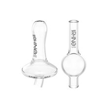 Load image into Gallery viewer, Optimize your banger's air flow with a White Rhino Carb Cap. Elevate your dabbing experience with our high-quality glass cap, designed for bigger clouds and enhanced flavor preservation. Choose between our Bubble Carb Cap or innovative Directional Carb Cap to elevate your dab game.