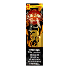 Load image into Gallery viewer, Zig Zag Premium Wraps (2-Pack) - Peach