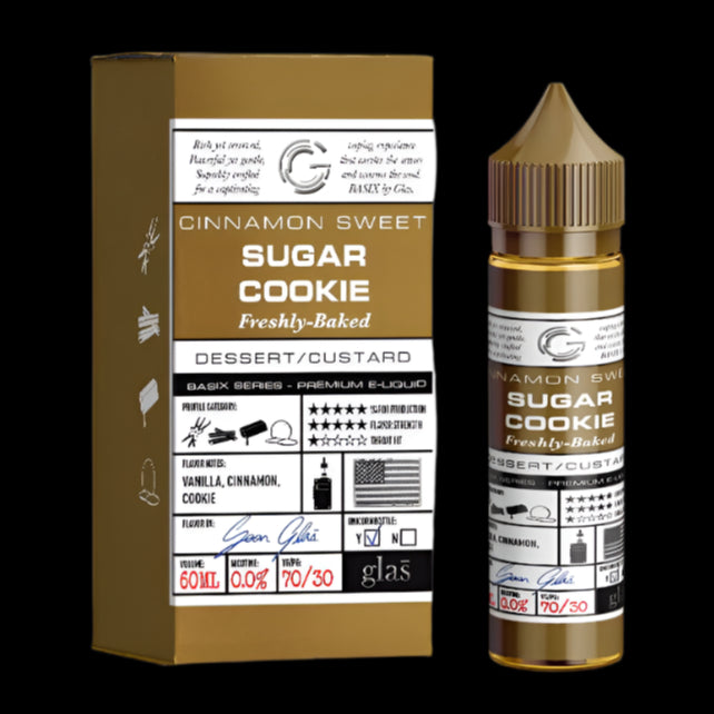 Glas Basix - Sugar Cookie - 60mL | WC Vapor Glas Basix - Sugar Cookie - 60mL | WC Vapor