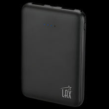 Load image into Gallery viewer, LAX Rubberized Power Bank Black