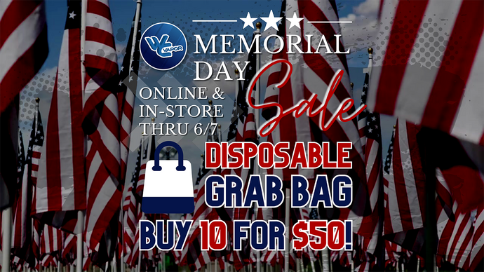 𝐌𝐞𝐦𝐨𝐫𝐢𝐚𝐥 𝐃𝐚𝐲 𝐒𝐚𝐥𝐞 (𝐓𝐡𝐫𝐮 𝟔/𝟕) 𝐁𝐮𝐲 𝟏𝟎 𝐃𝐢𝐬𝐩𝐨𝐬𝐚𝐛𝐥𝐞𝐬 𝐟𝐨𝐫 $𝟓𝟎!