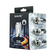 Load image into Gallery viewer, Smok TFV18 Coils Features: Dual Mesh Coil Design | 0.33ohm (80-140W) | Press-Fit Coil Installation
