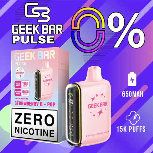 Geek Bar Pulse 15K Zero Edition Disposable | WC Vapor Geek Bar Pulse 15K Zero Edition Disposable | WC Vapor