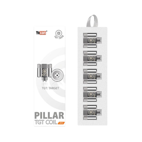 Upgrade your Yocan Pillar Smart E-Rig with Yocan Pillar TGT Coils. These ceramic donut coils use XTAL Coil technology, offering a flavorful and efficient dabbing experience. Ideal for both recreational and medical use, with universal 510-threaded connections for easy use and compatibility with other vaporizers. Simple design allows for easy coil replacement.