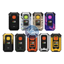 Load image into Gallery viewer, Discover the Vaporesso Armour Max Mod, a durable and versatile device with advanced temperature control and a 5-220W power range. It&#39;s compatible with 18650 or 21700 batteries and features the AXON chipset for a dynamic and satisfying vaping experience. Customize your settings with F(t), Pulse, and ECO mode, all displayed on the sleek 0.96&quot; TFT color screen.
