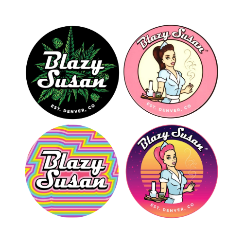 Blazy Susan Dab Pads: a convenient and safe solution for your glass items. Made of durable silicone, these 8