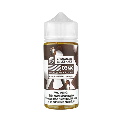 Boosted Chocolate Shake is sweet, silky chocolate milk blended with rich, creamy chocolate ice cream and now comes in a 100mL bottle!  (60/40 vg/pg)
