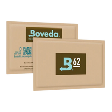 Load image into Gallery viewer, Boveda Humidity Packs (62 RH) keep cannabis and cigars fresh. They stabilize humidity levels in sealed containers, preventing staleness and reviving dried out items.
