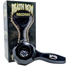 Load image into Gallery viewer, Death Row Records product packaging with a black and gold design.
