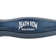Load image into Gallery viewer, Blue and black object with 'Death Row Records' logo on a white background
