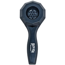 Load image into Gallery viewer, Black vinyl record cleaning brush with 'Death Row Records' branding on a white background
