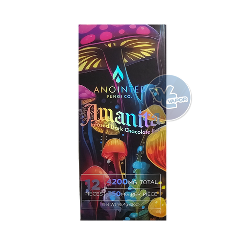 Indulge in Anointed Fungi's Amanita Muscaria chocolates for boosted cognitive power, amplified creativity, and spiritual growth.