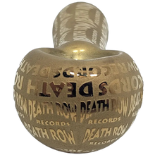 Load image into Gallery viewer, Decorative pipe with 'Death Row Records' text on a clear background
